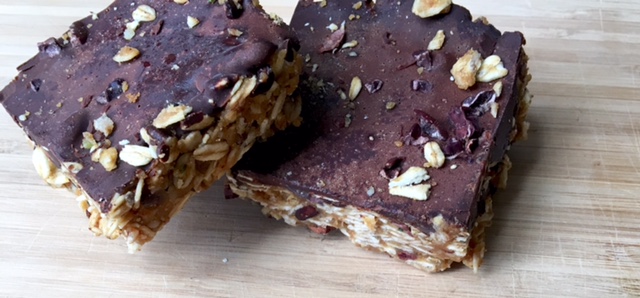 No-Bake Chocolate Cherry Bars