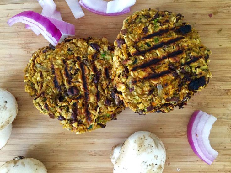 gluten free and vegan veggie burger for plant-based living