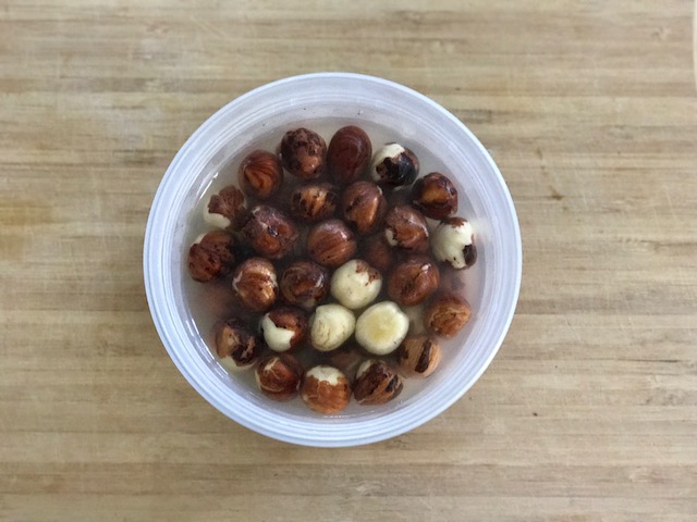 Soaked Hazelnuts