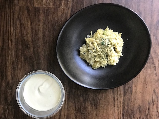 Garlic Artichoke Cream with Spaghetti Squash - gluten free, vegan, paleo, vegetarian, grain free
