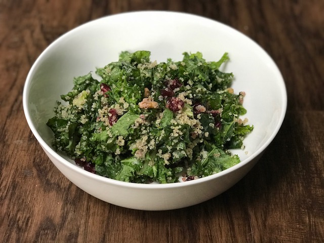 Kale & Quinoa Salad - Paleo, Gluten Free, Grain Free, Vegan