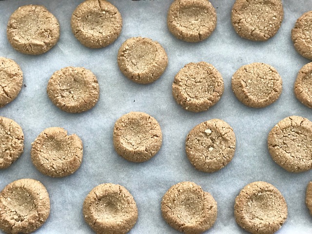 German Inspired Thumbprint Cookies - by Kristine of Welli - gluten free, vegan, grain free, paleo, low sugar
