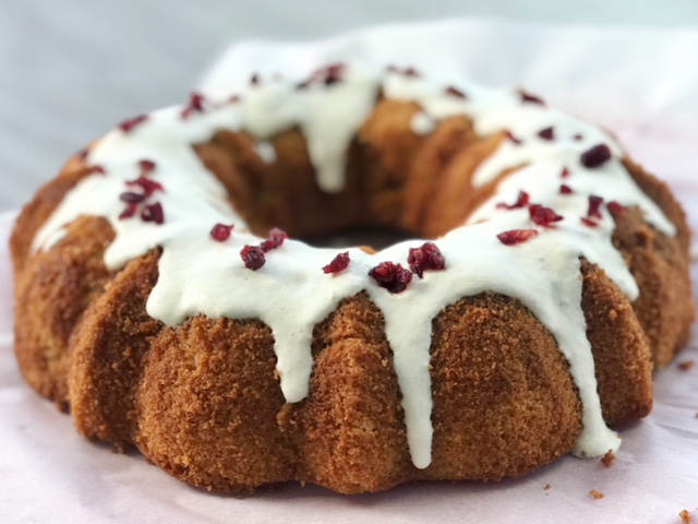 Cranberry Lemon Bundt Cake - Kristine with Welli - gluten free, vegan, grain free, paleo