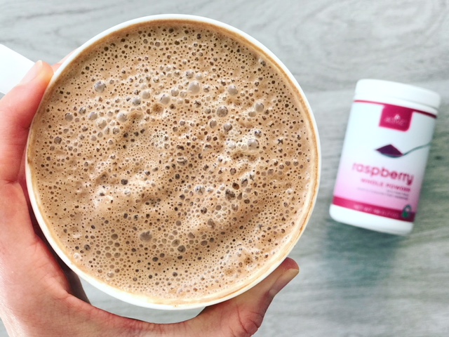Raspberry Maca Mocha - Kristine Thomas of Welli - vegan, paleo, keto, no sugar