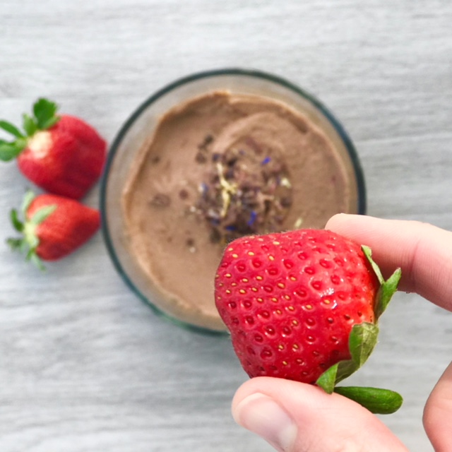 Brownie Batter Dip - by Kristine Thomas of Welli - gluten free, vegan, no sugar added