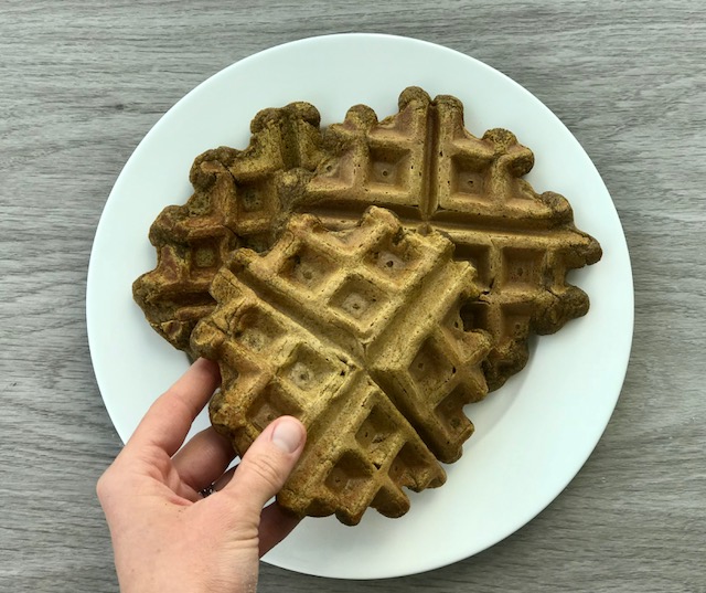 pumpkin buckwheat waffles - www.getWelli.com - #vegan #glutenfree #grainfree #paleo #leftovers #thanksgiving #breakfast