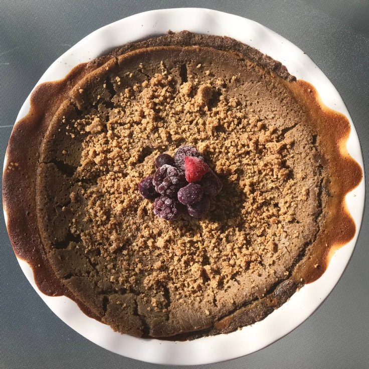 Pardon the edges…. I spilled putting it in the oven! haha.