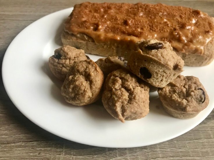 Chocolate Chip Peanut Butter and Banana muffins and bread - joyfulgoodness.com - vegan - gluten free - sugar free