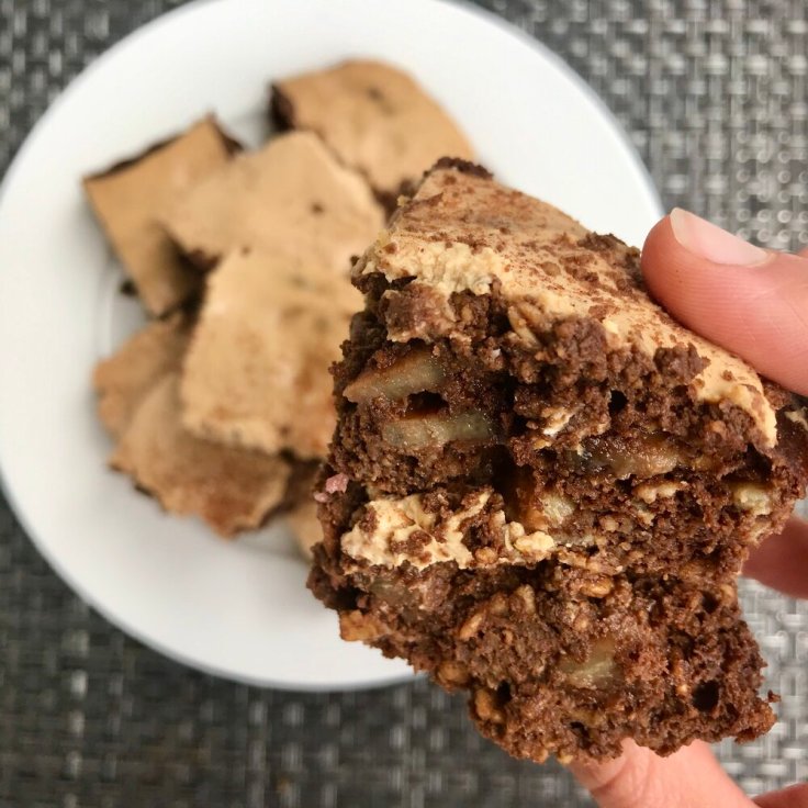 Chocolate Peanut Butter Breakfast Brownies | Joyful Goodness | celiac | healthy recipe | vegan