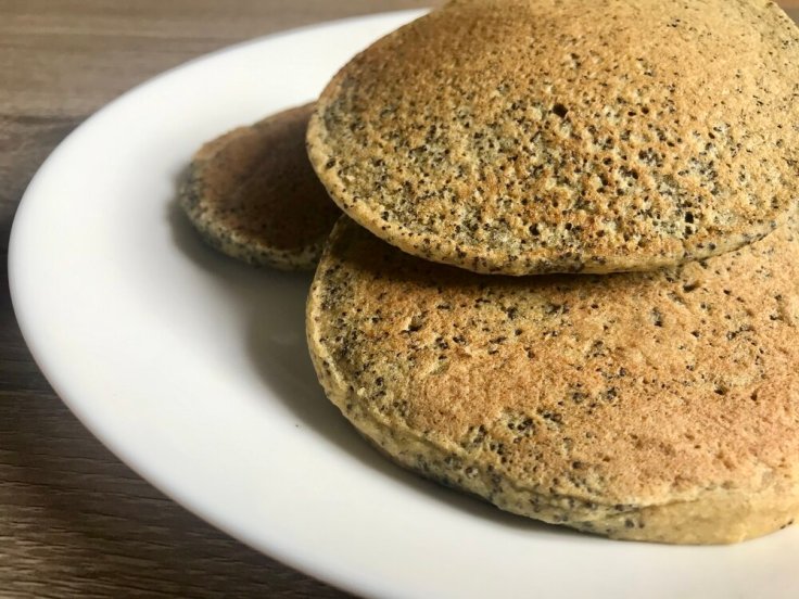 Orange Poppyseed Pancakes | www.JoyfulGoodness.com | gluten free | vegan | breakfast