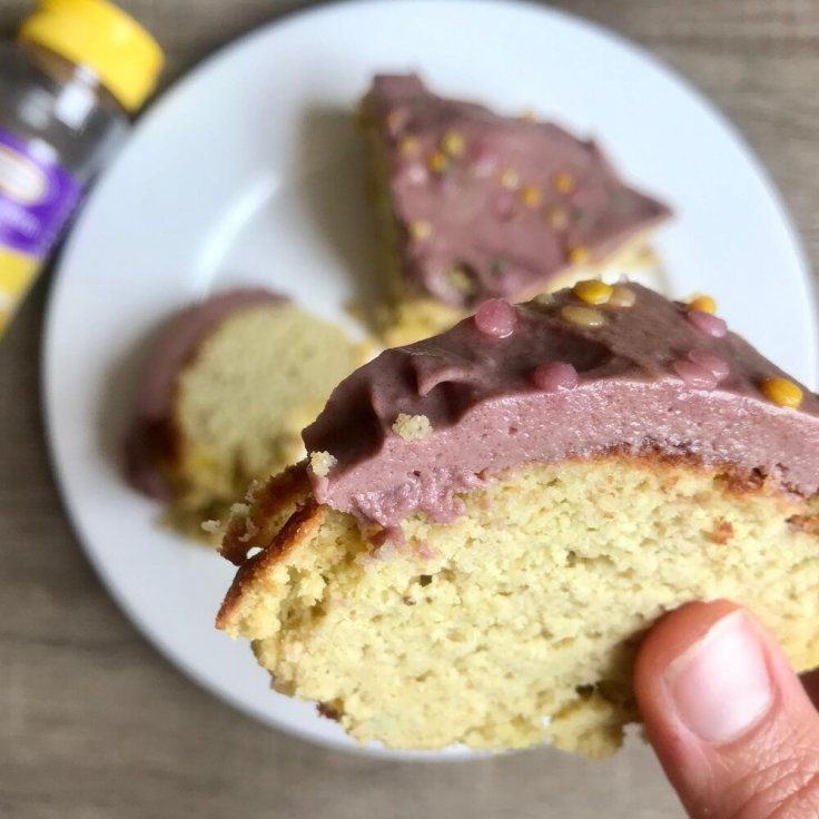 healthy funfetti cake - grain free healthy vegetarian